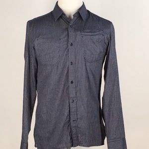 G Star Raw Mens Long Sleeve Shirt L Blue